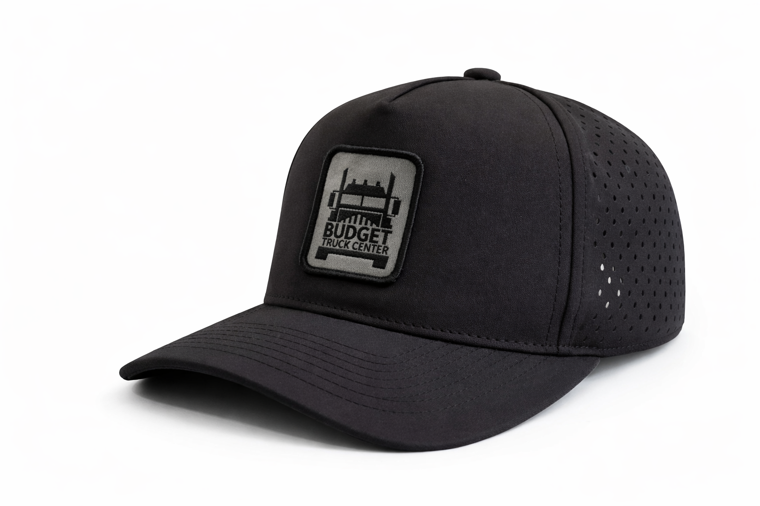 Black performance cap with Budget Truck Center patch